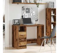 vidaXL Scrivania Legno Antico 102x76x50 cm in Legno Multistrato