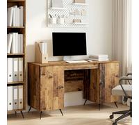 vidaXL Scrivania Legno antico 142,5 x 50 x 75 cm Legno ingegnerizzato, Set di mobili per soggiorno, design moderno, spazio ampio, forma rettangolare, perfetto per la casa e gli spazi