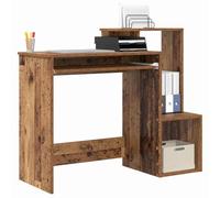 vidaXL Scrivania Legno Vecchio 106 x 41 x 88.5 cm Legno Multistrato, Scrivania Moderna e Resistente per casa, compatta e ergonomica, Perfetta per Studenti e Design Minimalist