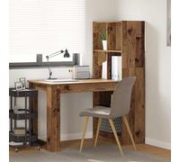 vidaXL Scrivania Legno vecchio 122 x 67 x 145 cm Legno multistrato