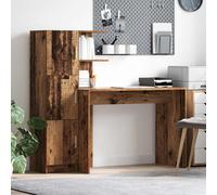 vidaXL Scrivania Legno vecchio 133,5 x 50 x 124 cm 2 pz
