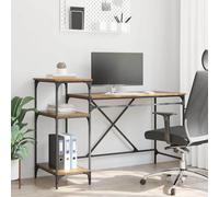 vidaXL Scrivania Legno vecchio 135 x 50 x 90 cm Legno multistrato