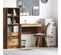 vidaXL Scrivania rustica vecchia finitura legno legno 80 x 40 x 76 cm