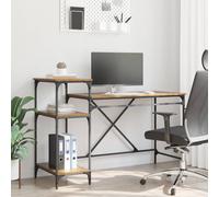 vidaXL Scrivania Legno vecchio Legno ingegnerizzato 135 x 50 x 90 cm