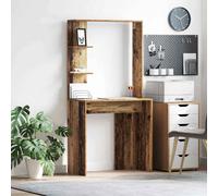 vidaXL Scrivania Legno vecchio Legno ingegnerizzato