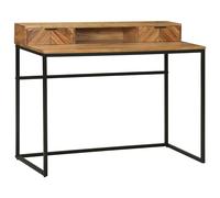 vidaXL Scrivania Marrone 110 x 50 x 87 cm Legno massello di acacia