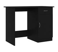 vidaXL Scrivania Mobile Porta PC Scrittoio Tavolo Lavoro per Computer Arredi Interni Casa Studio Ufficio Nero 100x50x76 cm in Truciolato