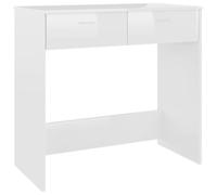 VIDAXL - Scrivania Bianco Lucido 80x40x75 cm in Legno Multistrato - SPEDIZIONE GRATUITA
