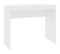 vidaXL Scrivania Moderna Elegante Robusta Tavolo da Lavoro Ufficio Studio Mobile Porta PC Consolle Decorativa Bianca in Multistrato