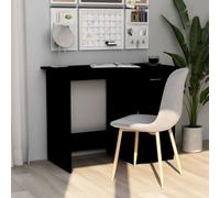 vidaXL Scrivania Nera 100x50x76 cm in Legno Multistrato