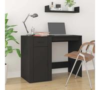 vidaXL Scrivania Nero 100x49x75 cm in Legno Multistrato
