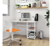 VIDAXL - Scrivania Per Computer Bianca 105x55x72 Cm In Mdf E Metallo - SPEDIZIONE GRATUITA