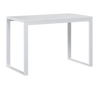 vidaXL Scrivania per Computer Bianca 110x60x73 cm in Legno Multistrato