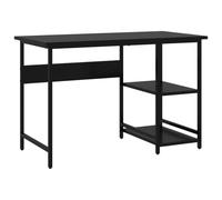 vidaXL Scrivania per Computer Nera 105x50x72 cm in MDF e Metallo