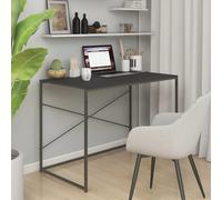 vidaXL Scrivania per Computer Nera 110x60x70 cm in Legno Multistrato