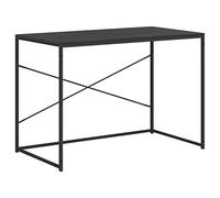 vidaXL Scrivania per Computer Nera 110x60x70 cm in Legno Multistrato
