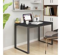 vidaXL Scrivania per Computer Nera 110x60x73 cm in Legno Multistrato