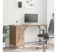 vidaXL Scrivania per computer Rovere artigianale 131 x 48 x 75 cm