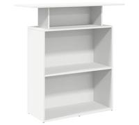 vidaXL Banco Reception Bianco 100x40x104 cm in Legno Multistrato