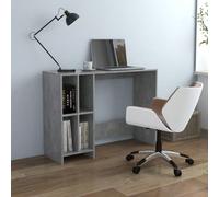 vidaXL Scrivania Portatile Grigio Cemento 102,5x35x75 cm Multistrato Questa elegante e moderna scrivania sarà un'aggiunta pratica alla vostra area studio o lavoro! È stata progettata con linee pulite,