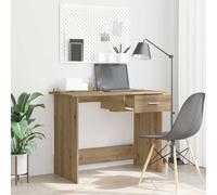 vidaXL Scrivania rovere artigianale 100 x 50 x 76 cm Legno multistrato