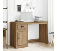 vidaXL Scrivania rovere artigianale 50 x 115 x 75 cm Legno multistrato
