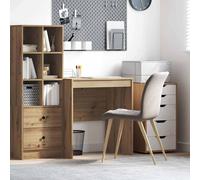 vidaXL Scrivania da Scrittura Rovere Artigianale Legno ingegnerizzato