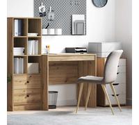 vidaXL Scrivania Rovere Artigianale 80 x 50 x 76 cm, Soggiorno, Scrivania Moderna per casa, Compatta, Resistente, Scrittura Minimalista, Funzionale per Bambini