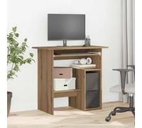 vidaXL Scrivania Rovere Artigianale – Legno Multistrato 80x45x74 cm – Ufficio/Studio