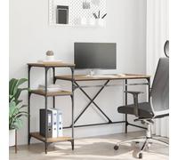 vidaXL Scrivania Rovere artigianale Legno ingegnerizzato