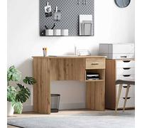 vidaXL Scrivania Rovere Artigianale 90 x 49 x 75 cm Legno multistrato Rettangolare