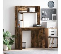 vidaXL Scrivania Rovere fumé 91 x 50 x 149 cm Legno multistrato