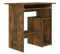 vidaXL Scrivania Rovere Fumo 80x45x74 cm in Legno Multistrato