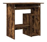 vidaXL Scrivania Rovere Fumo 80x45x74 cm in Legno Multistrato