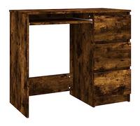 vidaXL Scrivania Rovere Fumo 90x45x76 cm in Legno Multistrato