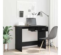 vidaXL Scrivania Rovere nero 100 x 50 x 76 cm Legno multistrato