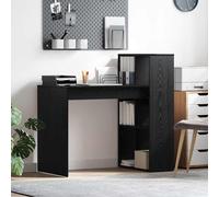 vidaXL Scrivania Rovere nero 108 x 55 x 103.5 cm Legno multistrato