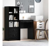 vidaXL Scrivania Rovere Nero 60 x 40 x 76 cm