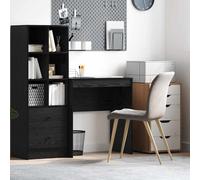 vidaXL Scrivania Rovere Nero 70 x 40 x 76 cm