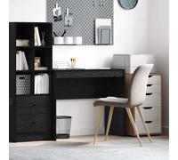 vidaXL Scrivania Rovere Nero 90 x 40 x 76 cm, Soggiorno, Scrivania Moderna per casa, Compatta, Resistente, Scrittura Minimalista, Funzionale per Bambini