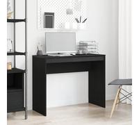 vidaXL Scrivania Rovere Nero 90x40x72 cm in Legno Multistrato