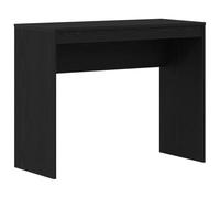 vidaXL Scrivania Rovere Nero 90x40x72 cm in Legno Multistrato