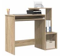 vidaXL Scrivania Rovere Sonoma 106 x 41 x 88.5 cm Legno Multistrato, Scrivania Moderna e Resistente per casa, compatta e ergonomica, Perfetta per Studenti e Design Minimalist