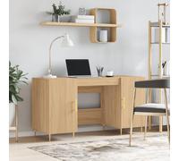 vidaXL Scrivania Rovere Sonoma 140x50x75 cm in Legno Multistrato