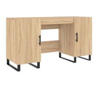 VIDAXL - Scrivania Rovere Sonoma 140x50x75 Cm In Legno Multistrato