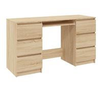 VIDAXL - Scrivania Rovere Sonoma 140x50x77 cm in Legno Multistrato