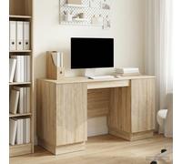 vidaXL Scrivania Rovere Sonoma 142,5 x 50 x 75 cm Legno Ingegneria