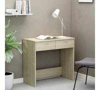 VidaXL Scrivania Rovere Sonoma 80x40x75 cm in Legno Multistrato