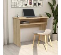 Scrivania rovere sonoma 90x50x74 cm in truciolato