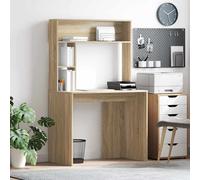 vidaXL Scrivania Rovere Sonoma 91 x 50 x 149 cm Legno multistrato